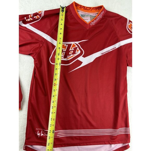 Troy Lee Designs Men's Long Sleeve Jersey Multicolored Size Medium Red Pullover - Picture 3 of 7